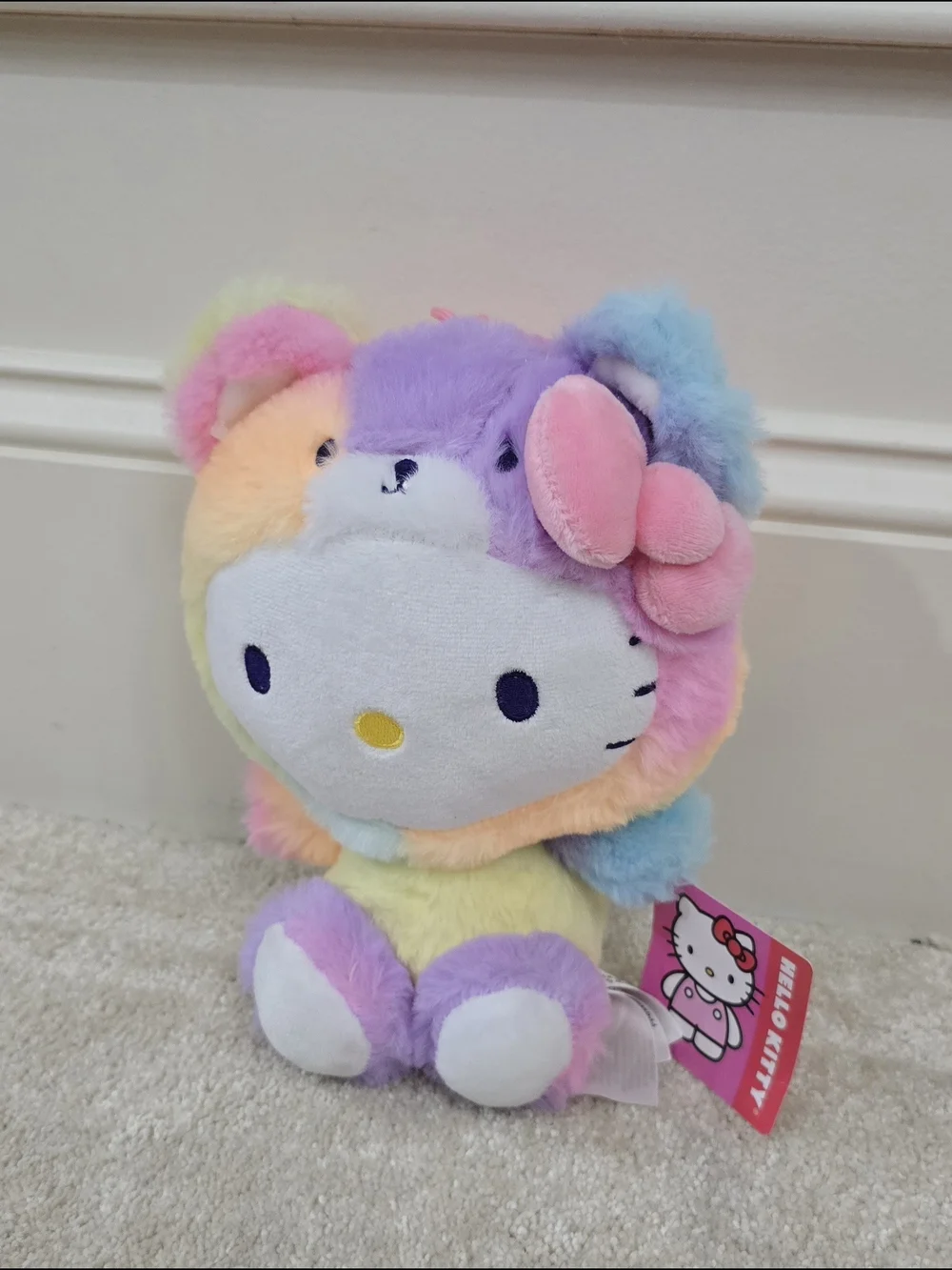 Sanrio Hello Kitty Rainbow Plush Toy - Multicolor